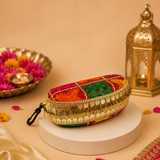 Rangrej Phulkari Sunglass Case