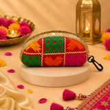Rangrej Phulkari Sunglass Case