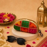 Rangrej Phulkari Sunglass Case