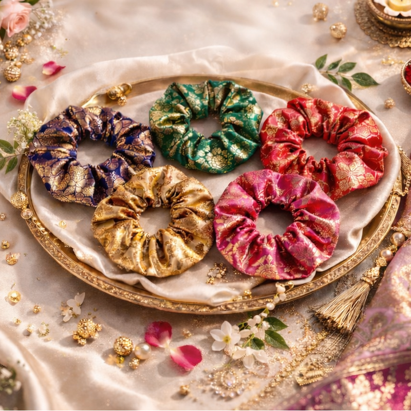 Banarasi Scrunchies | Multicolor