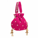 Raas Zardozi Pink Potli