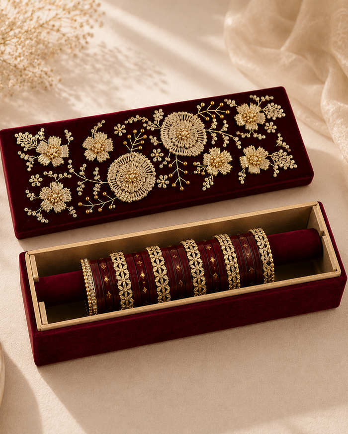 Alpine Floral Bangle Choora Box