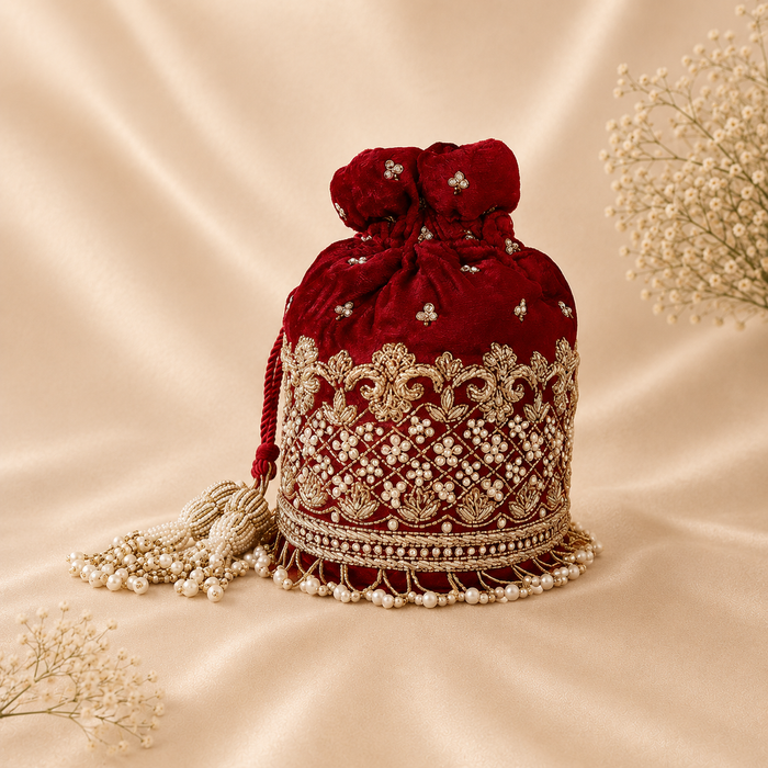 Gulab Red Potli