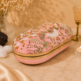 Capsule Zari Clutch | Pink