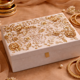 Three Rod Ivory Bangle Trousseau | Made To Order