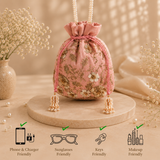 Blush Zari Potli