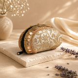 Banarasi  Silk Sunglasses Case | Golden