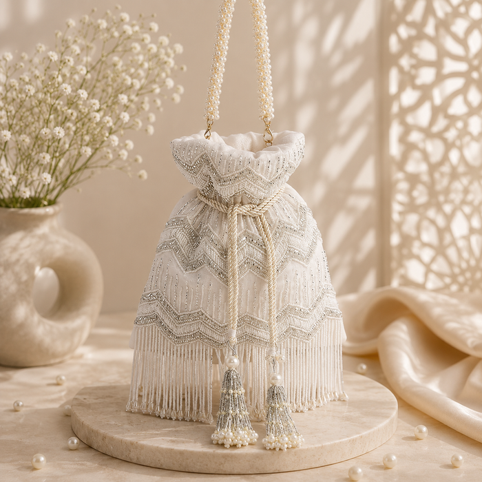 Khaab Embellished Handembroidered Potli