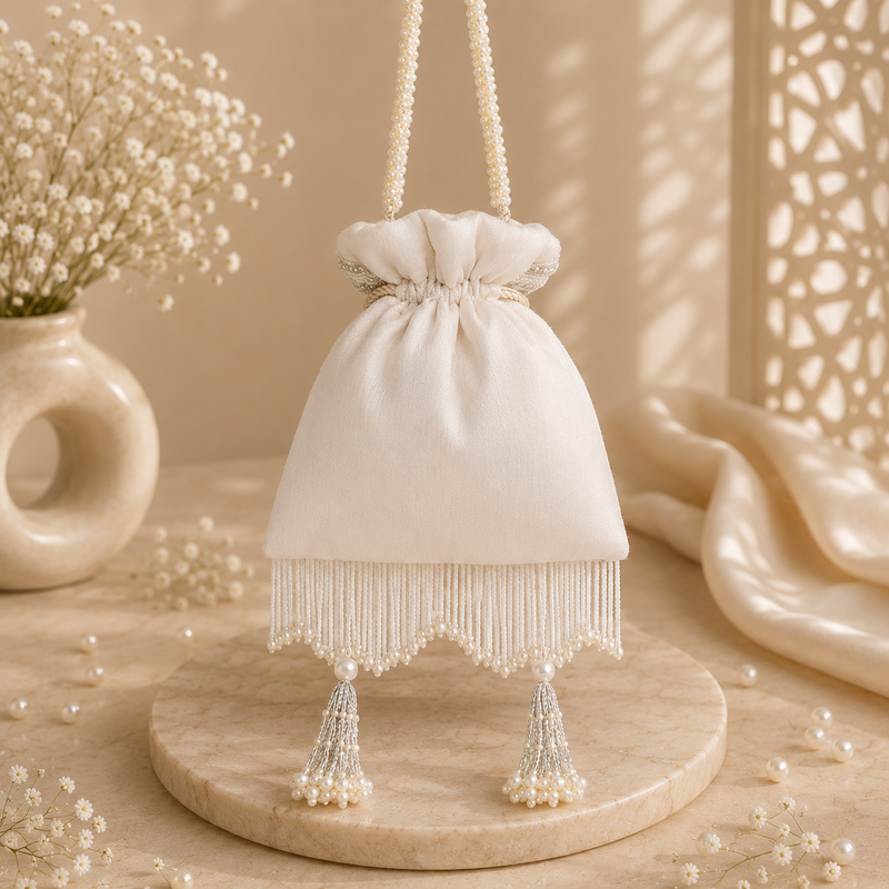 Khaab Embellished Handembroidered Potli