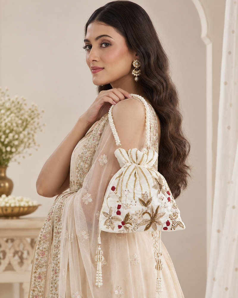 Gulaab Embellished Potli