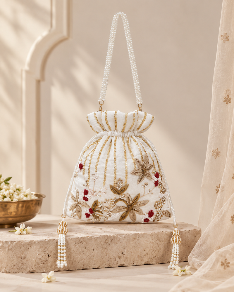 Gulaab Embellished Potli