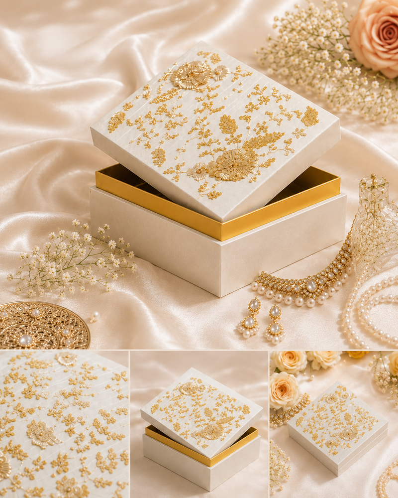 Bridal Ivory Kalire  Box