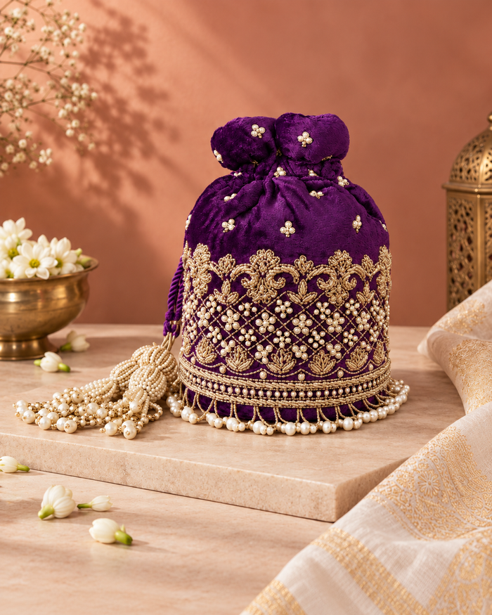 Gulab Purple Potli