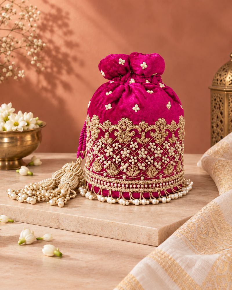 Gulab Pink Potli