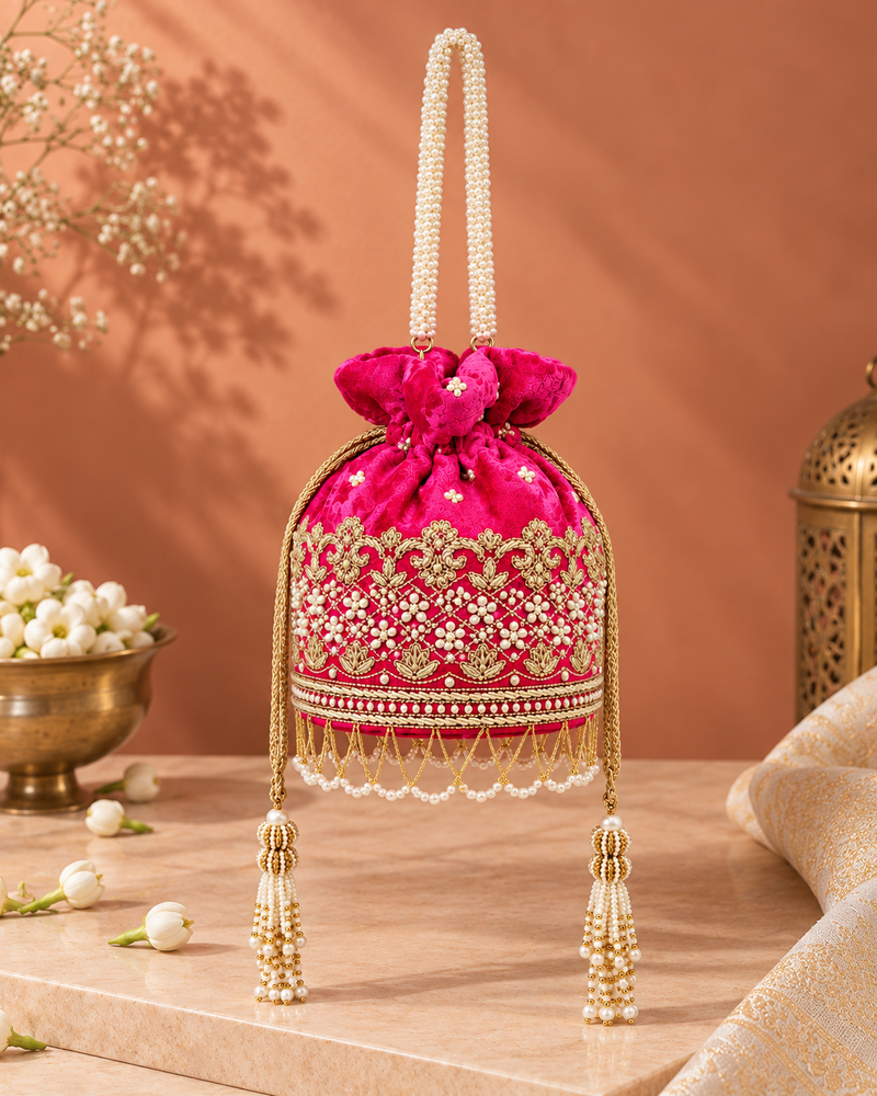 Gulab Pink Potli