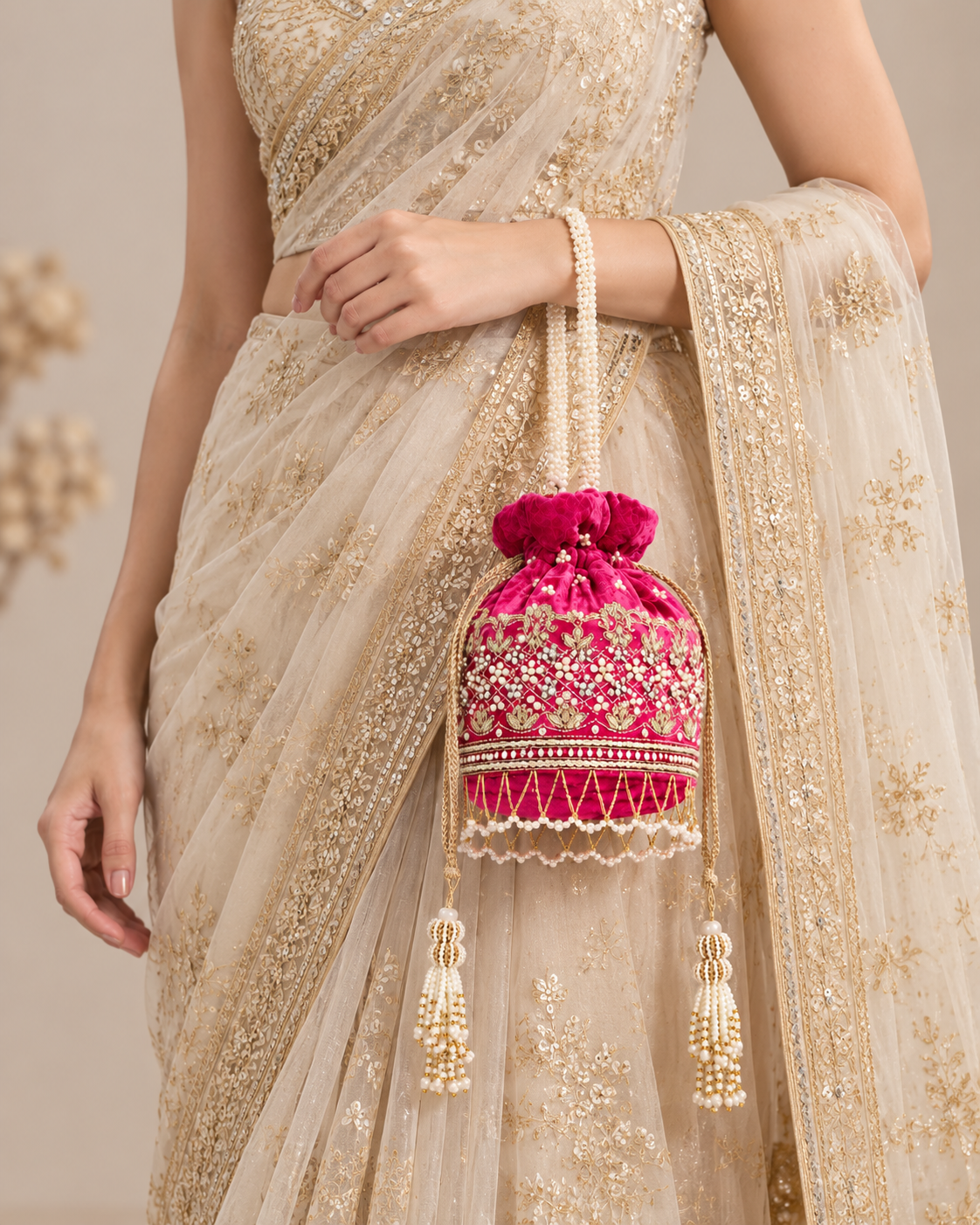 Gulab Pink Potli