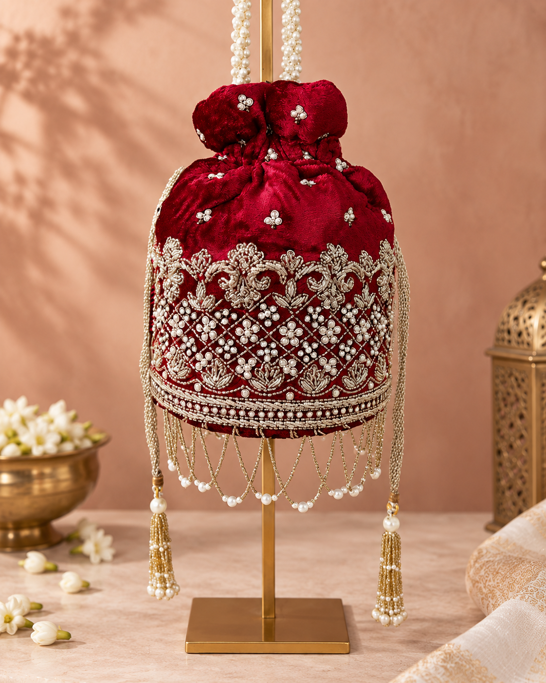 Gulab Red Potli