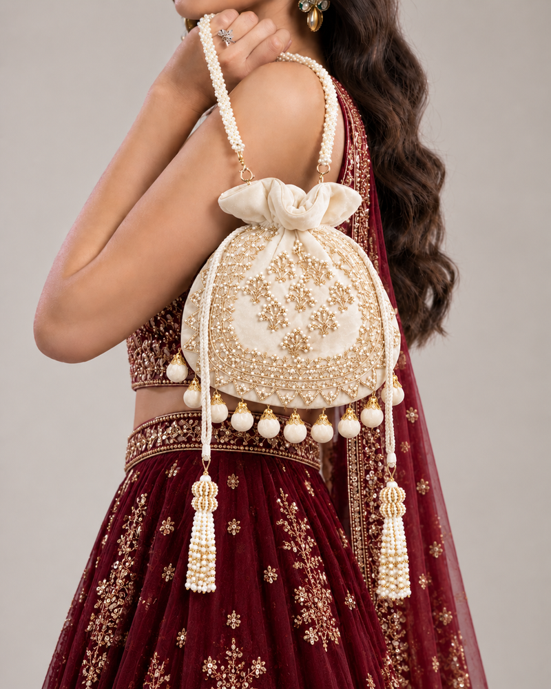 Leela Potli | Off White
