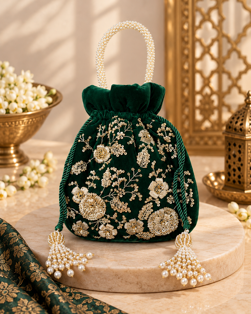 Maharani Potli | Green