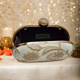 Raas Ivory Clutch
