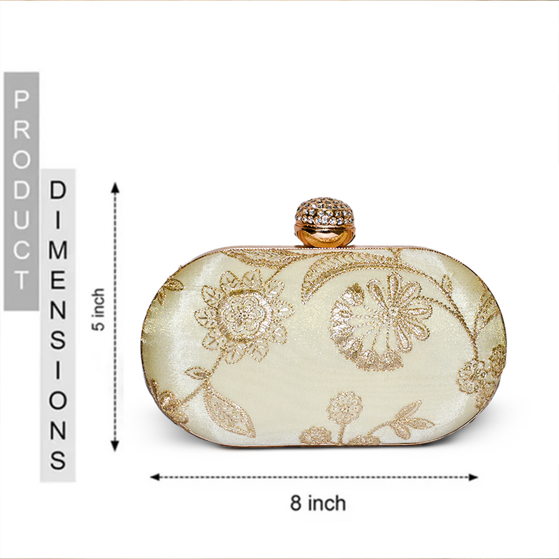 Raas Ivory Clutch