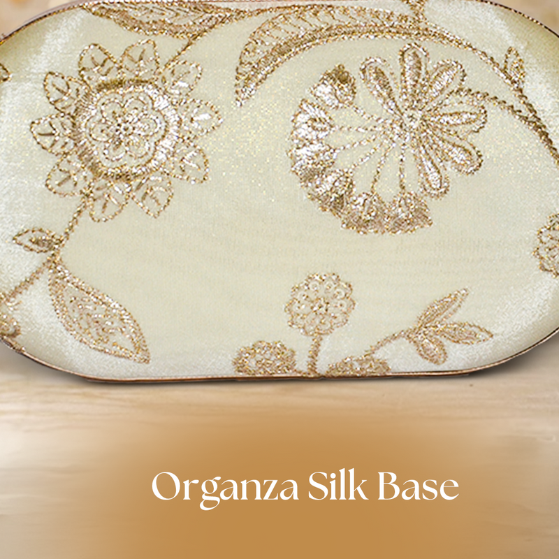 Raas Ivory Clutch