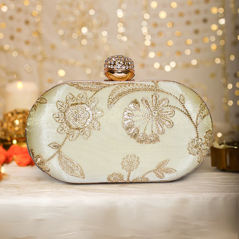 Raas Ivory Clutch