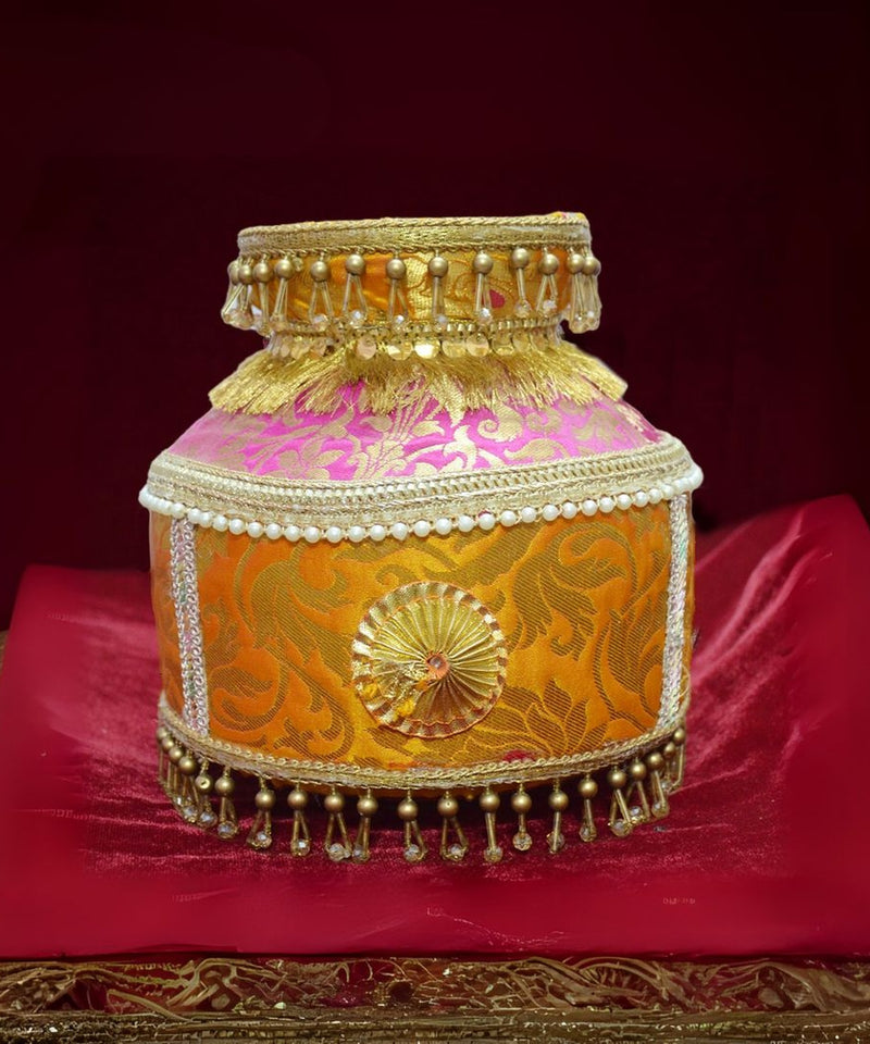 Pink & Gold Satrangi Jaago Matka