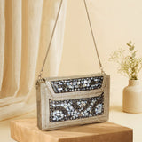 Bohemia Metal Envelope Clutch | Golden