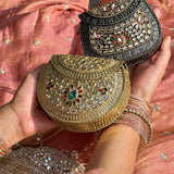 Sitara Multi Oxidized Mini Clutch