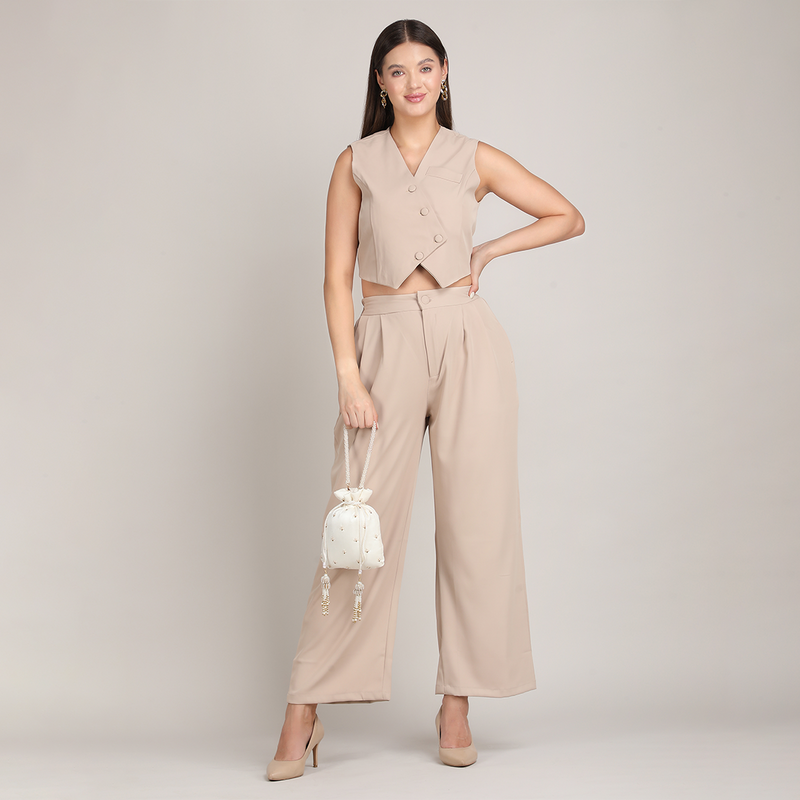 Myra Off White Potli