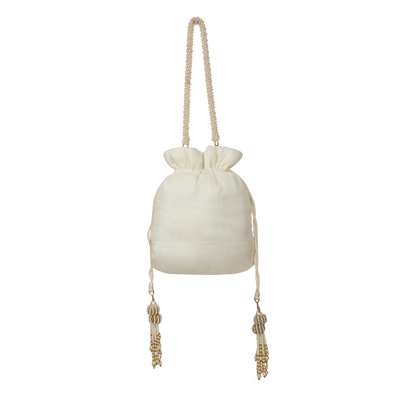 Myra Off White Potli