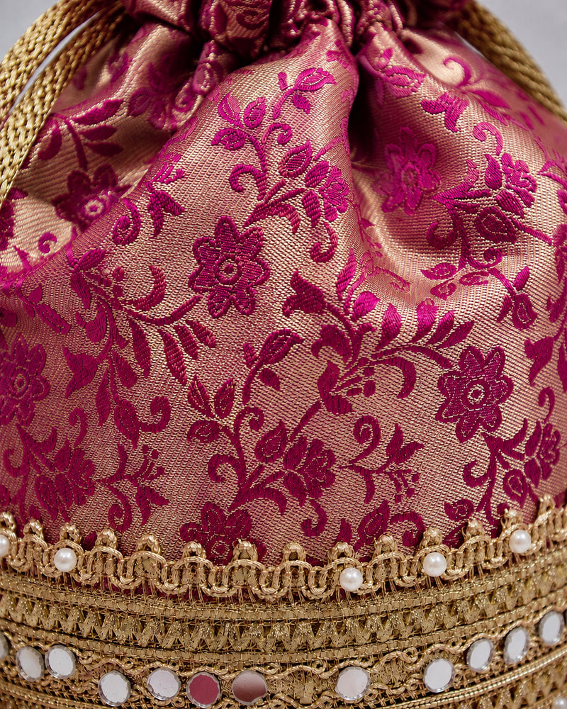Gulnaar Fuchsia Potli