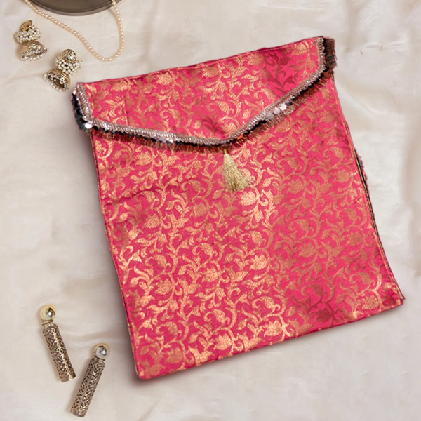 Suit / Saree Cover - Golden Peach (Pack of 2)