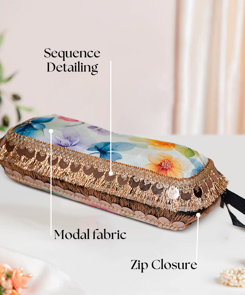 Modal Rectangular Sunglasses Case | Wite Bloom