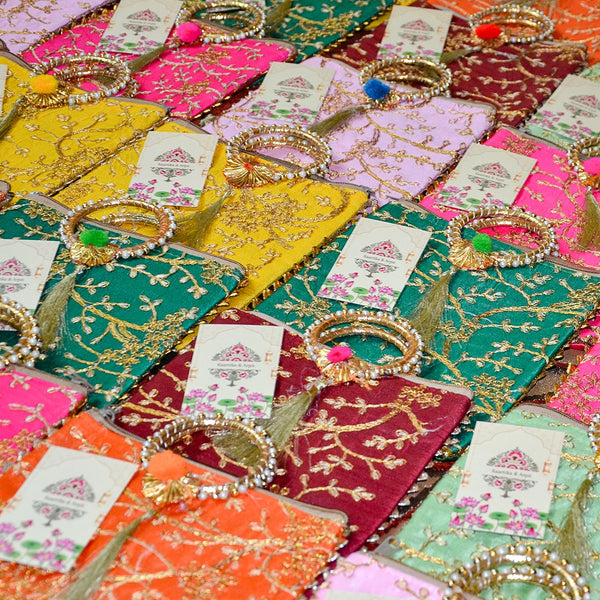 Embroidered Ring Bags