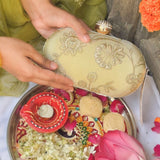 Raas Ivory Clutch