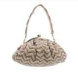 Golden-Silver Zig Zag Batua