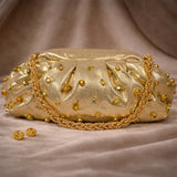 Ruby Gold Stone Batua