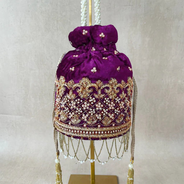 Gulab Purple Potli