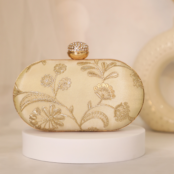 Raas Ivory Clutch