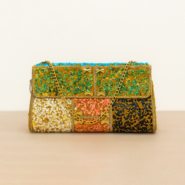 Burberry Metal Clutch | Muticolor