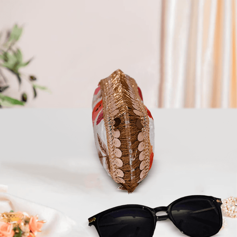 Modal Rectangular Sunglasses Case | Pink Bloom - ArtFlyck
