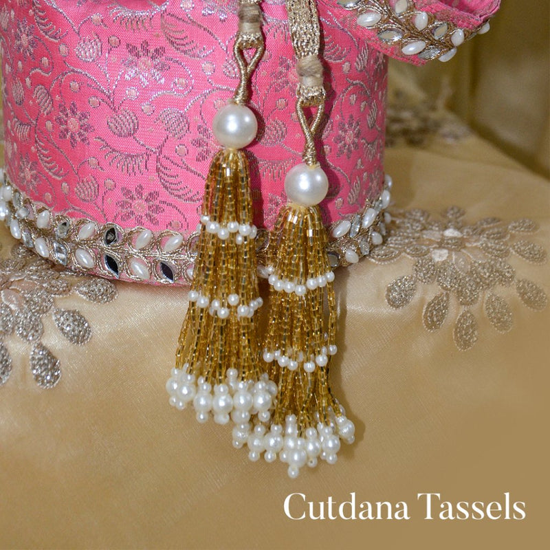 Naaz Banarasi Potli | Pink - ArtFlyck