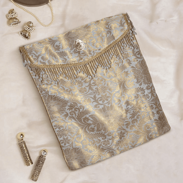 Suit / Saree Cover - Golden Pearl