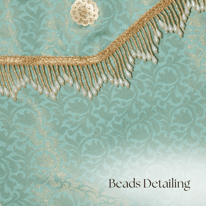 Suit / Saree Cover - Mint Pearl - ArtFlyck