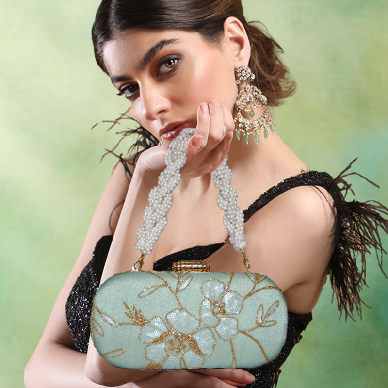 Testing Product - Anaya Capsule Mint Clutch - ArtFlyck