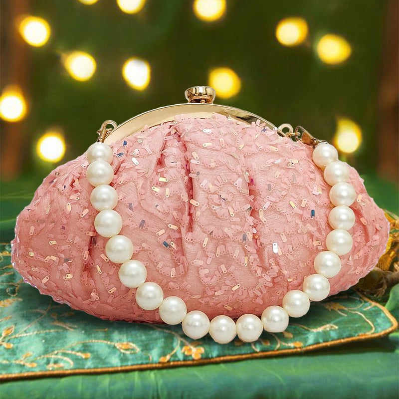 Anaya Sequin Batua | Pink - ArtFlyck