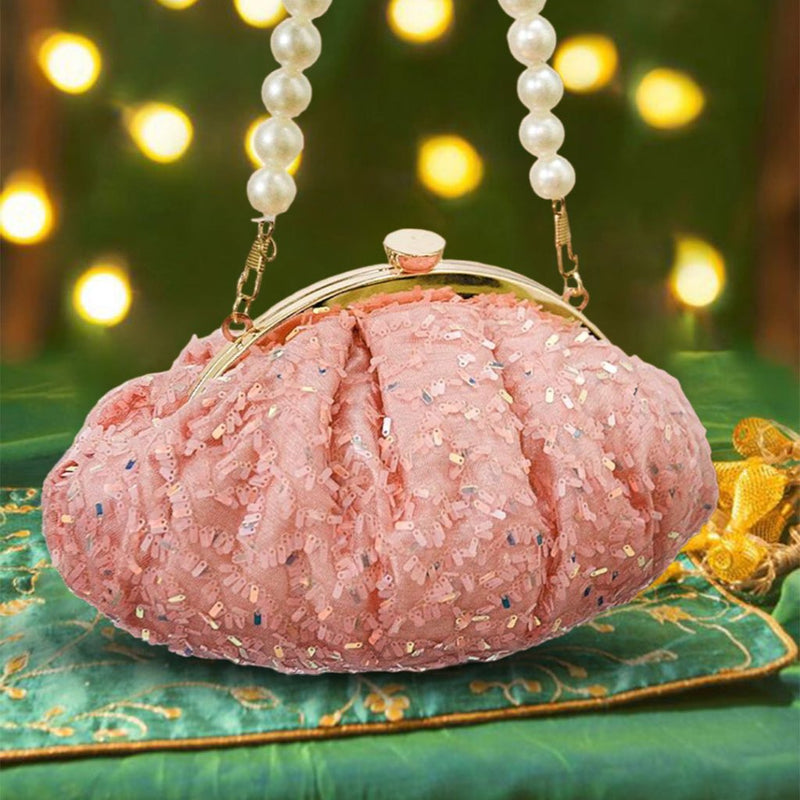 Anaya Sequin Batua | Pink - ArtFlyck