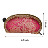 Brocade Silk Mirror Sunglasses Case | Margenta - ArtFlyck